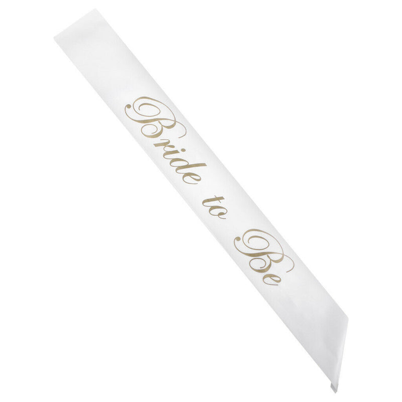 Tiara and White Edge Center  Bridal Wedding Veil with Comb and Satin Sash