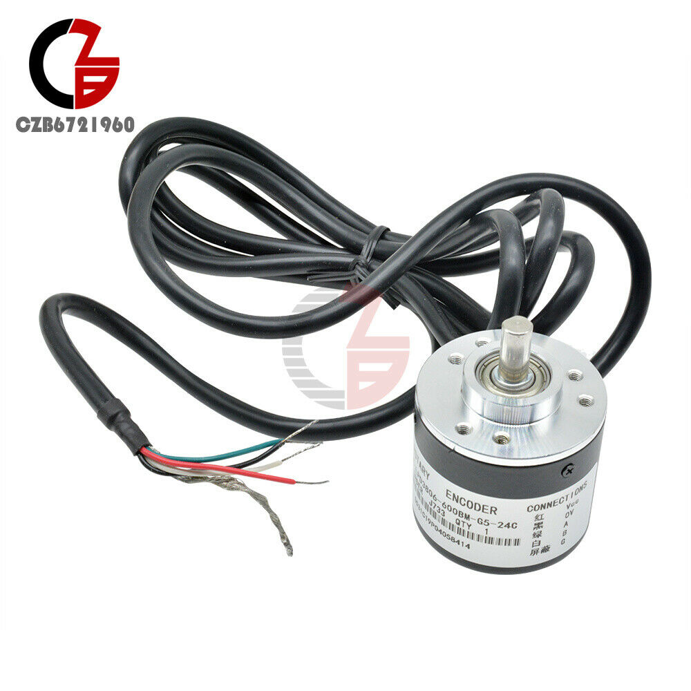 New Encoder 600 P / R 5V-24V Incremental Rotary AB 2 Phase 6mm Shaft
