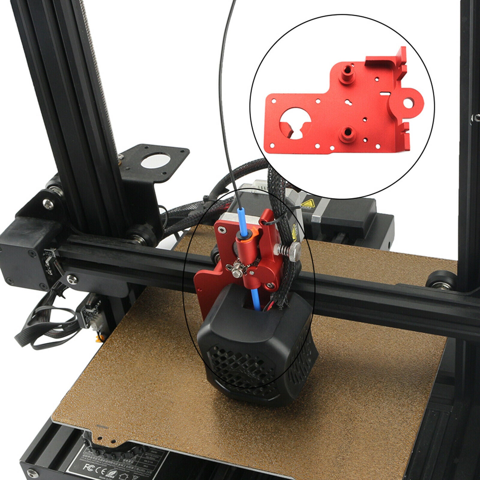 Aluminum Alloy Metal Mounting Plate Fixing Sets for Ender 3 Ender 3 Pro