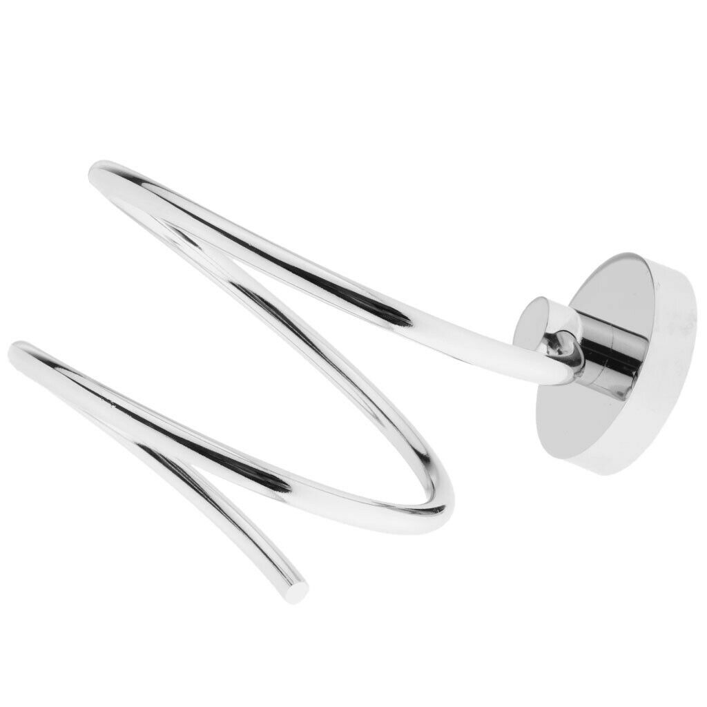 High Quality Stainless Steel Hair Dryer Holder Extra Large Rim Design ,Fits Most