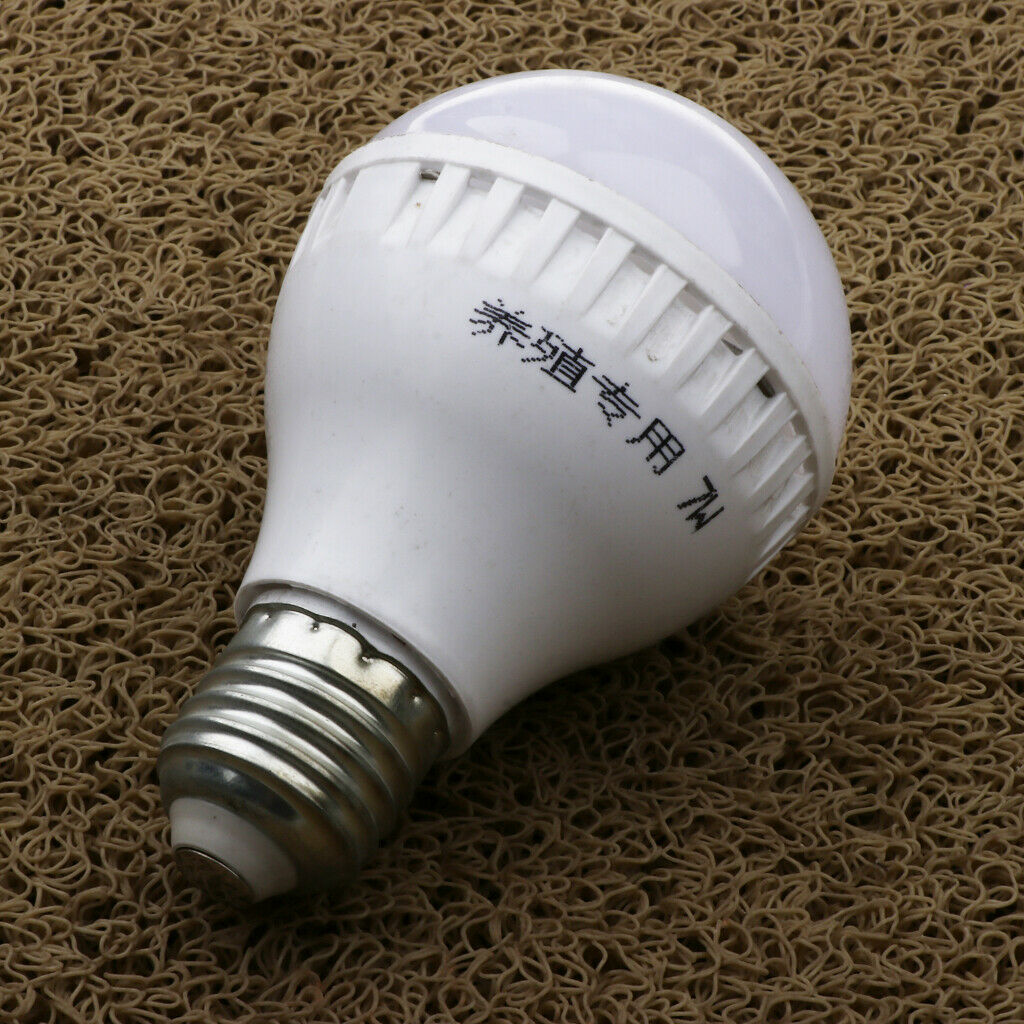 E27 5W/7W LED Light Bulb Energy Saving Lamp Screw Light Chicken Farm Light 7W