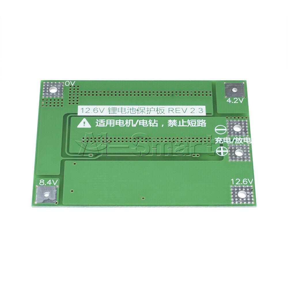 40A 12.6V 3S 18650 Li-ion Lithium Battery Charger Protection Board Enhanced Cell