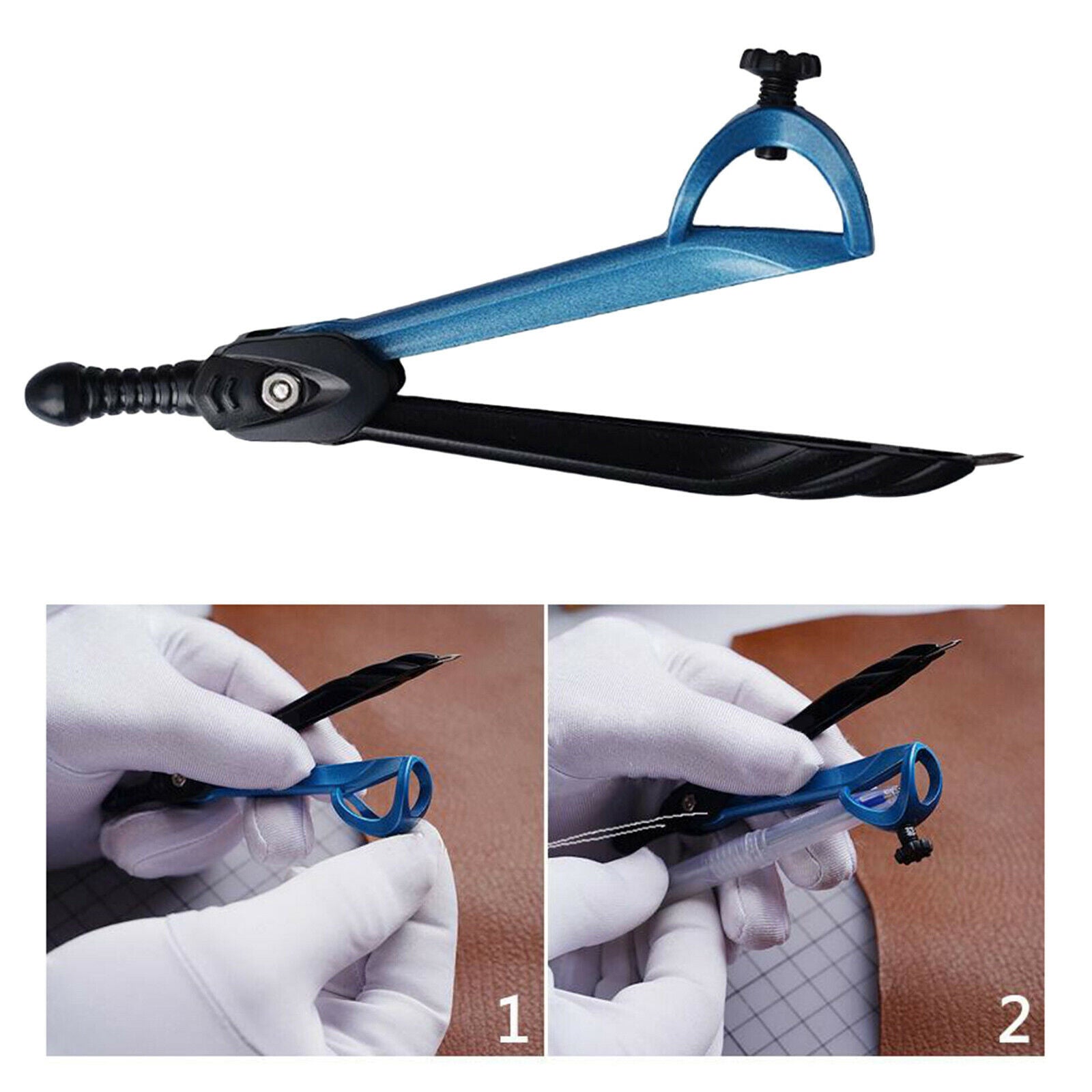 6 inch Professional Spring Wing Divider/Scriber with Pencil Holder, All Metal