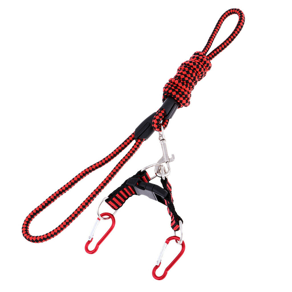 Remote controlled vehicle traction rope RC car trailer rope red