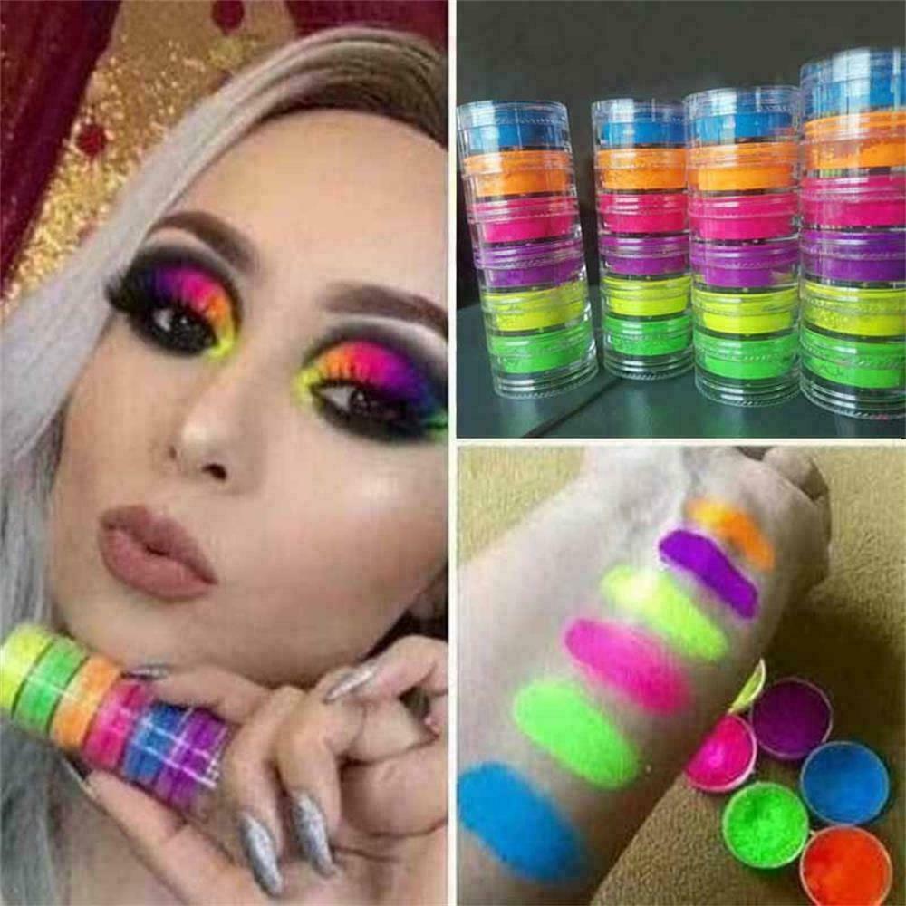 Cosmetic Makeup Eyeshadow Pigment Neon Powder Nail Powder Matte Eyeshadow