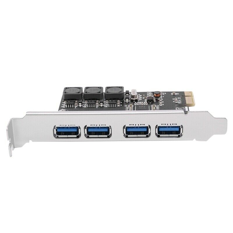 4 Port Usb 3.0 Pci Express Expansion Card Pcie Pci-E Usb 3.0 Host Controller 4U9
