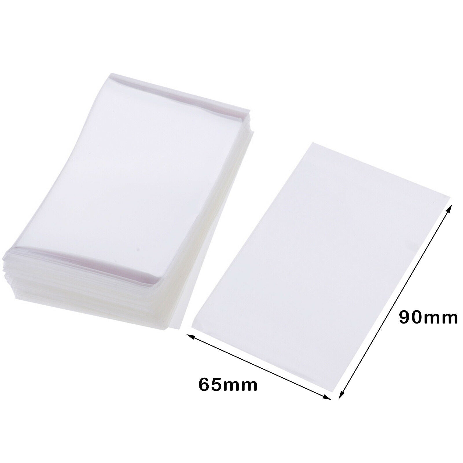 Clear Card Sleeves Protector Football Star Trading Cards Credit Card Holder