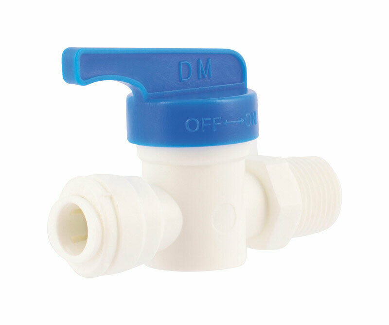 25440 150 PSI Straight Valve 3/8 x 3/8 MIP Dia. in. SharkBite  Push-to-Connect