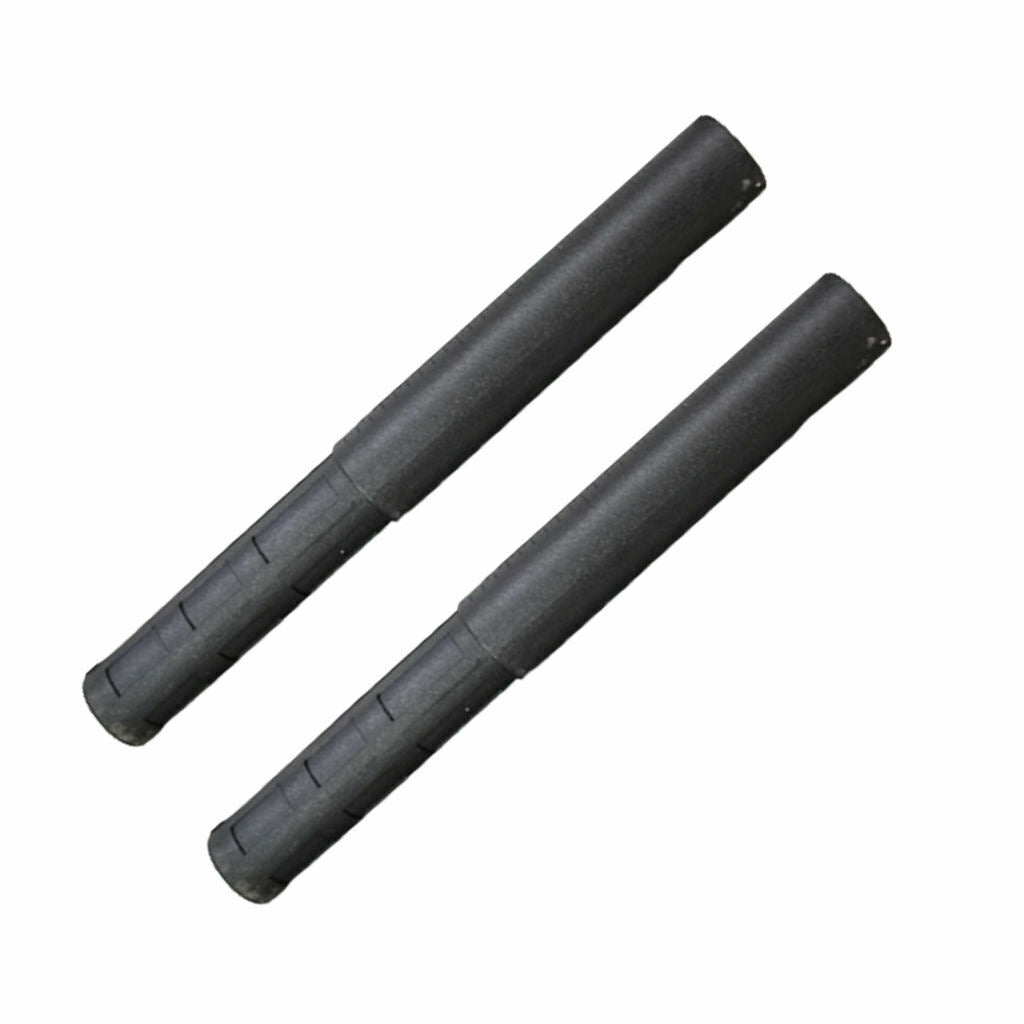 2pcs Golf Shaft Extender Long Durable Clubs Extension Rod Stick Rods Black