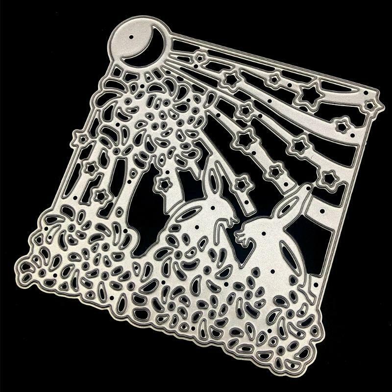 Bunny Metal Cutting Dies Stencil Scrapbooking DIY Album Stamp Paper Card Emboss