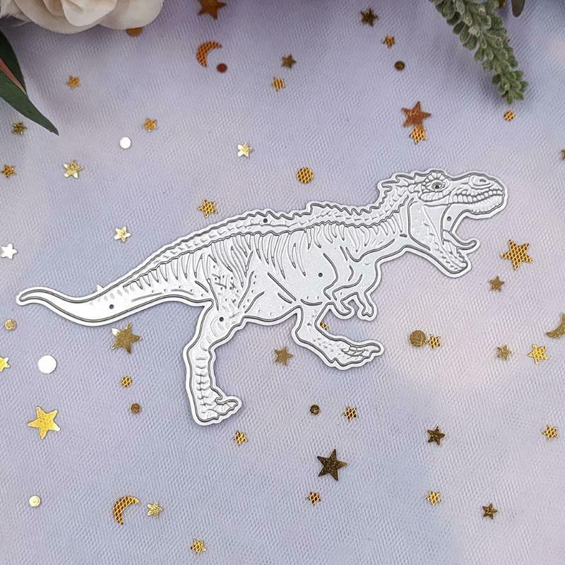 Embossing Template Dinosaur Shape for DIY Cards Die-Cuts Frame Carbon Steel