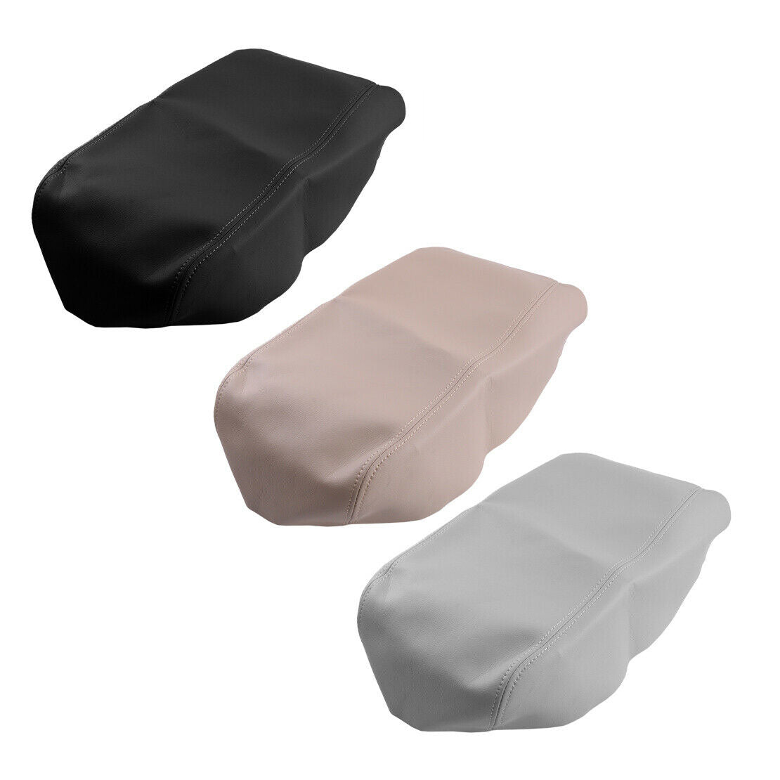 Fit for 11-2018 Ford Explorer Leather Center Console Lid Armrest Cover Skin Hot