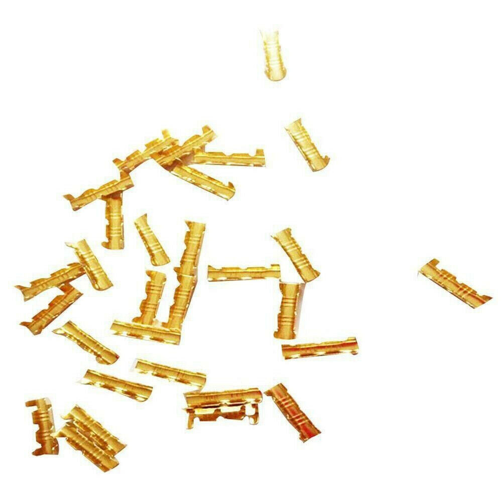 300Pcs Car Brass Copper 0.5-1.5mmÂ² Crimp Electrical Connector Wire Terminal Kit