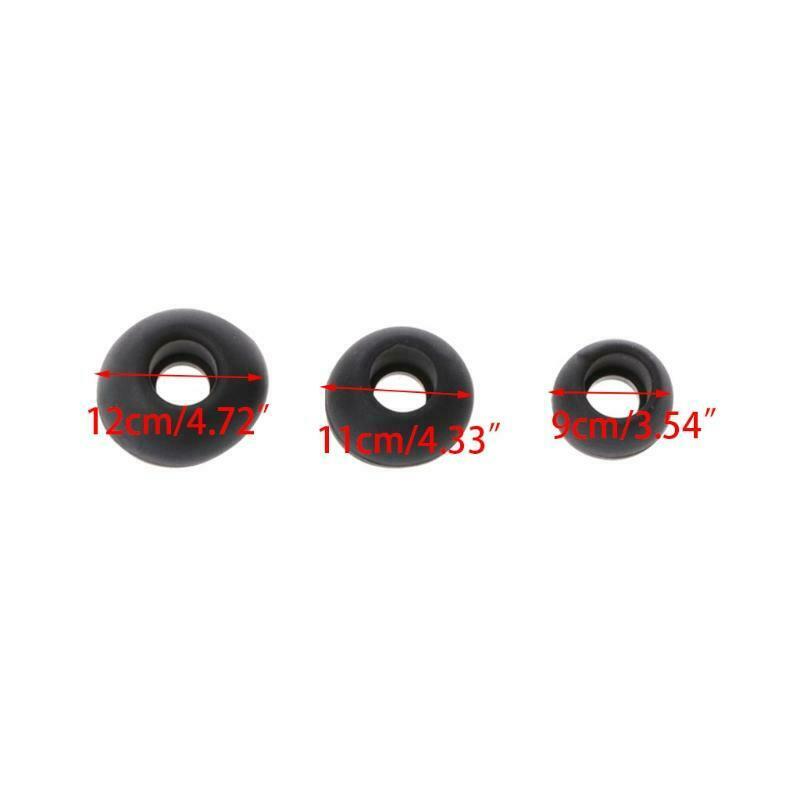 12 Pairs(S/M/L) Soft Silicone Replacement Eartips Earbuds For Earphone Headphone