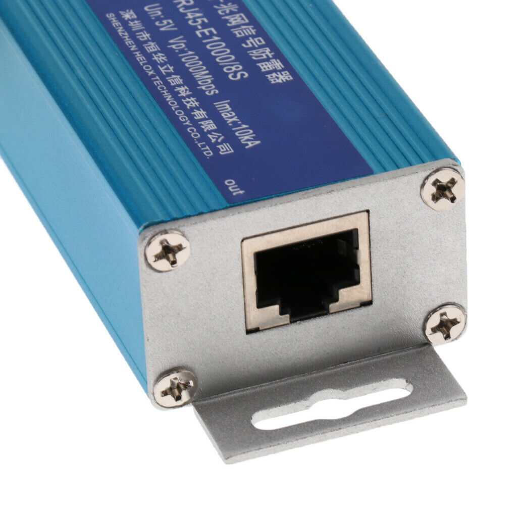 Gigabit Ethernet RJ-45 Surge Protector for Thunder &  Protection
