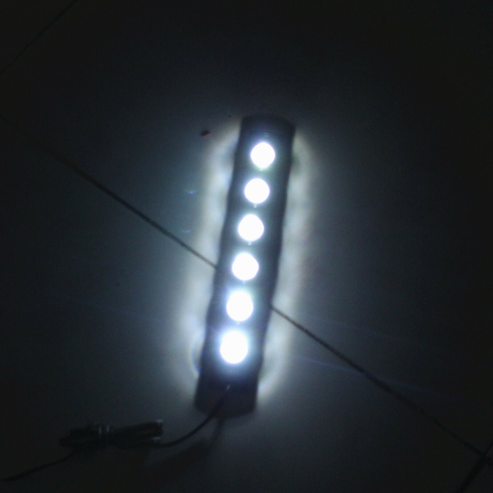 2Pcs 6 LED 12V Hawkey White Driving Fog Lamp DRL Daytime Running Lights For Benz