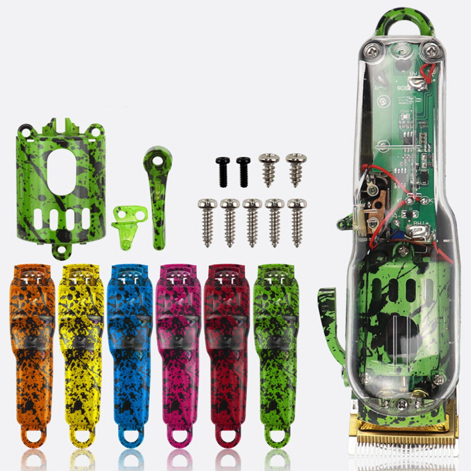 2 Set PC DIY Full Housing Combo Kit Shell Base Uper Cover for  8148 8591