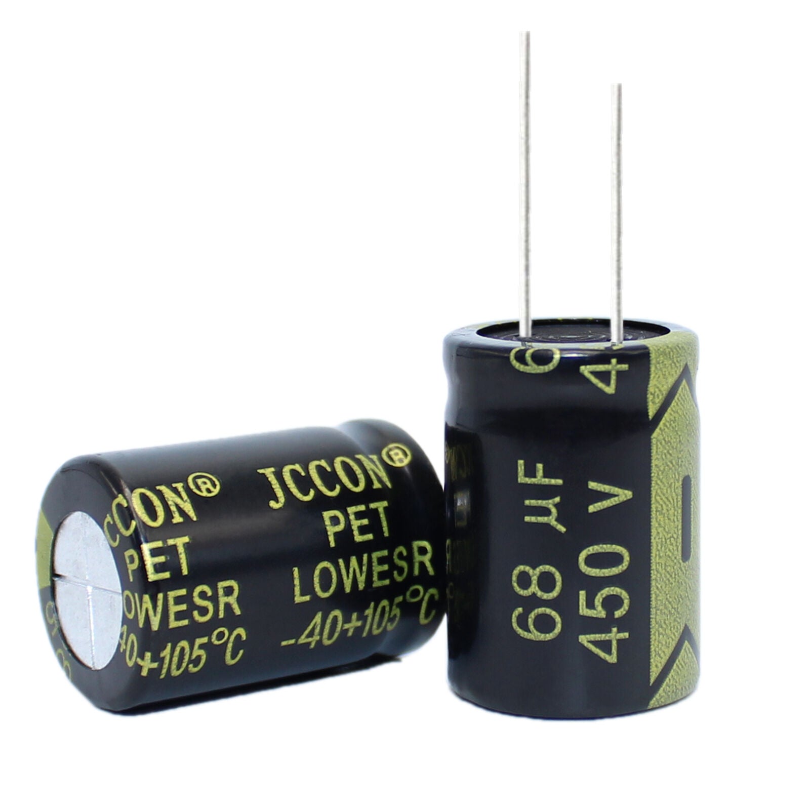 5pcs 450v68uf Aluminum electrolytic capacitor Power adapter inverter 18x22mm