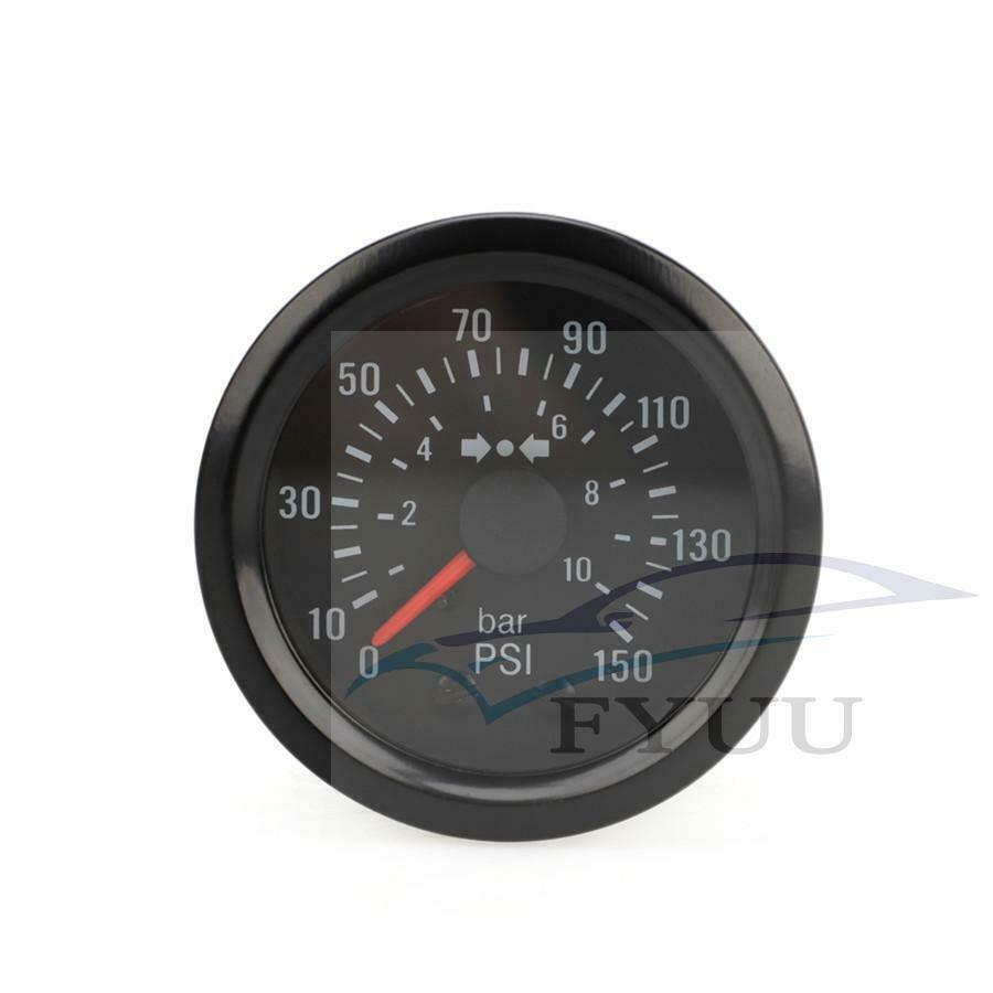 Pointer Dual Scale Display Barometer 0-10 BAR 0-150 PSI Instrument Construction