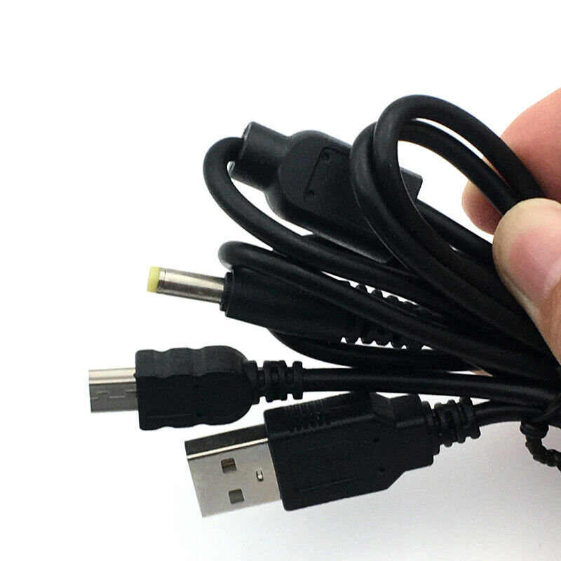 1.2M Charger Power 2 in 1 USB Data Charging Cable Cord for Sony PSP 2000 3000