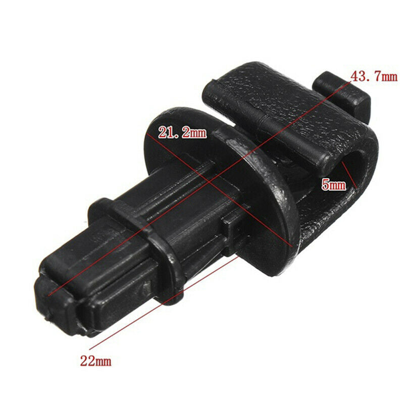 4X Black Sliding Door Sun Shade Hook Clips Kit For Odyssey 05-10 wlB vxSHFH4 TH