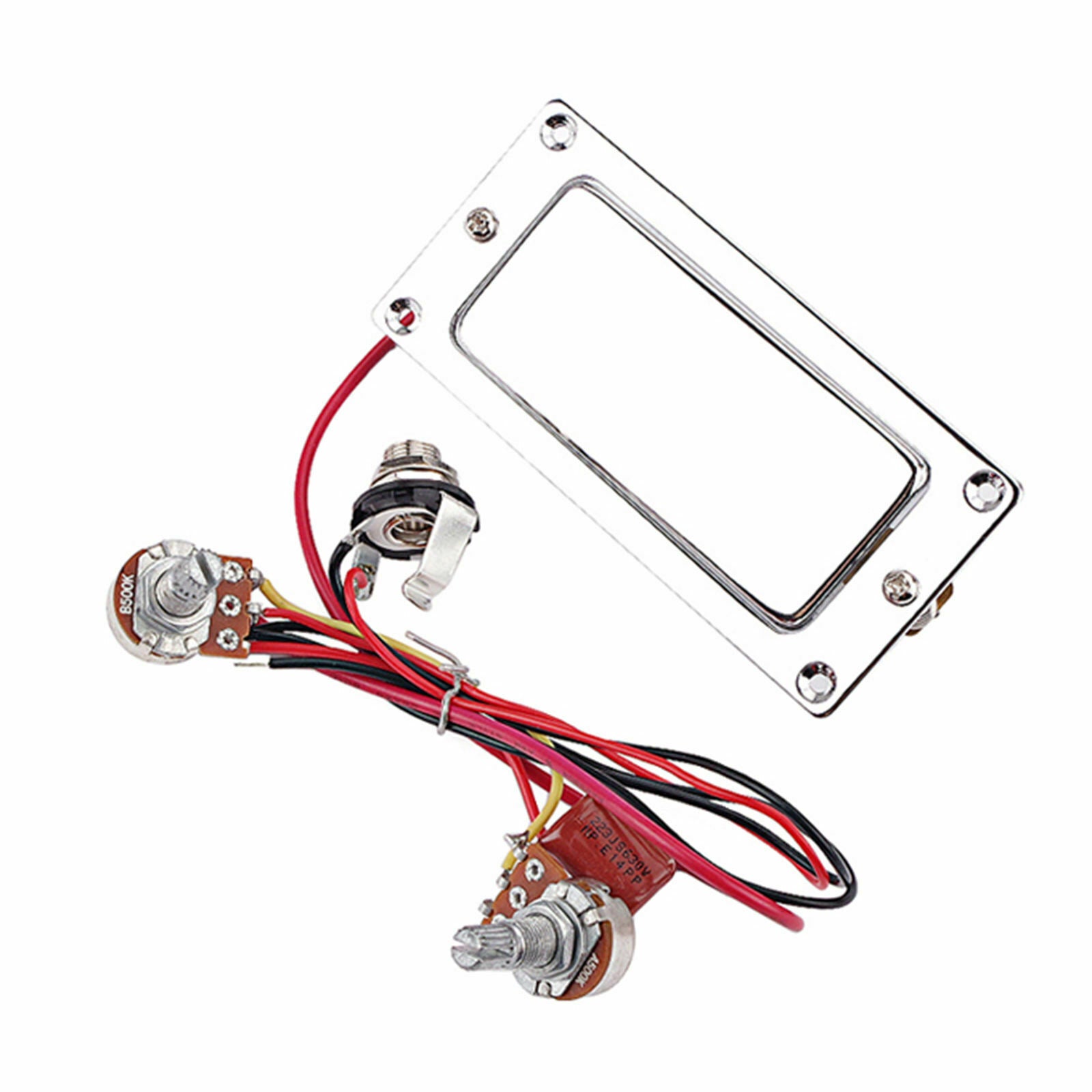 Pre-wired Double Coil Guitar Pickup Volume   Pots Guitar Humbucker Pickup