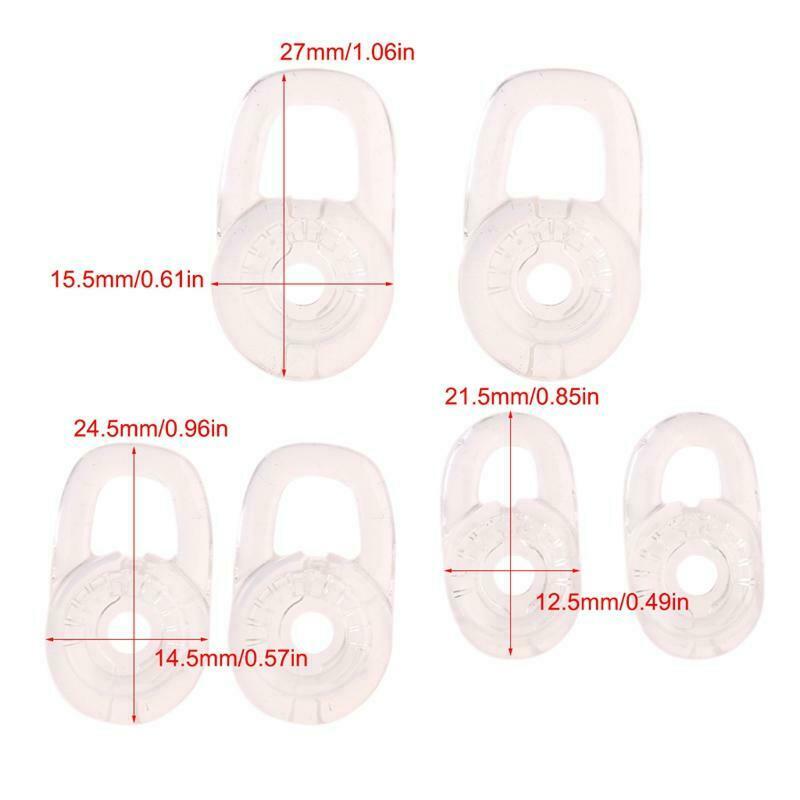 3 Pairs/Set(S/M/L) Soft In-Ear Silicone Bluetooth-compatible Earphone Covers