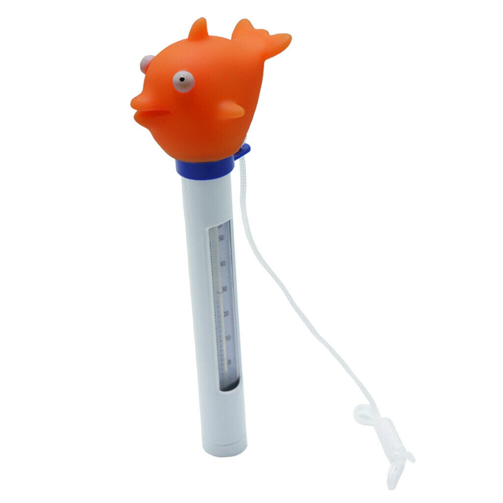 Cartoon Animal Floating Thermometer with String for Hot Tub Spa Shark