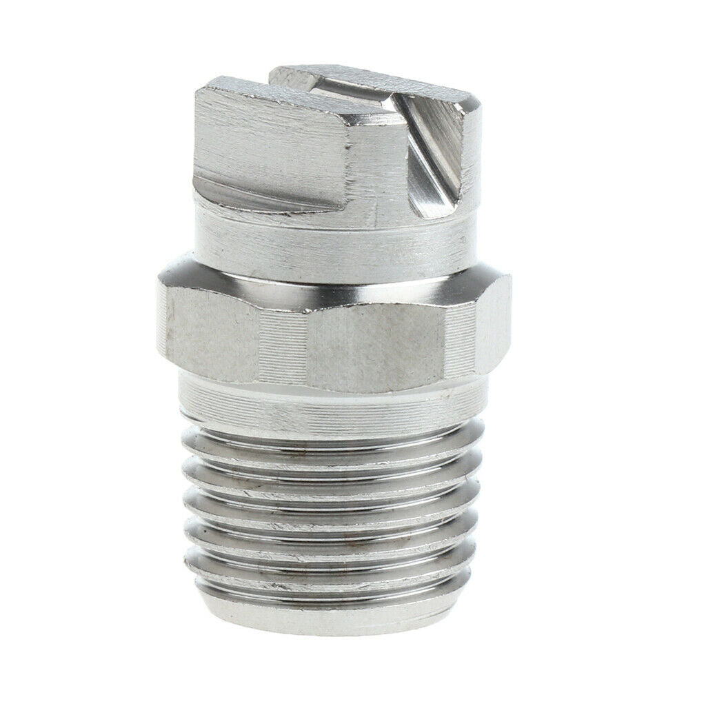 1/4" High Pressure Washer Spray Fan Nozzle Fan-Type 65 Deg & Stainless Steel