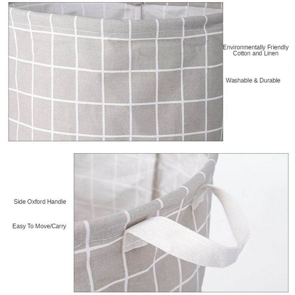 Large Waterproof Foldable Laundry Hamper Bin Holder Organizer Container Bag