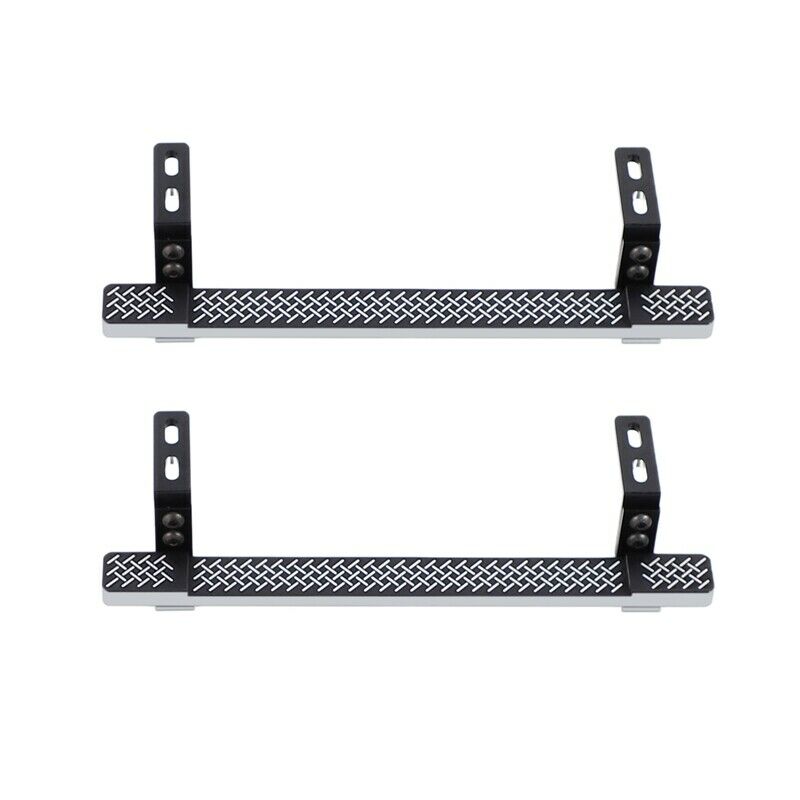 2X(1/10 RC Cler Aluminum Alloy Side Step Rock Rail for Traxxas -4 X9N6)
