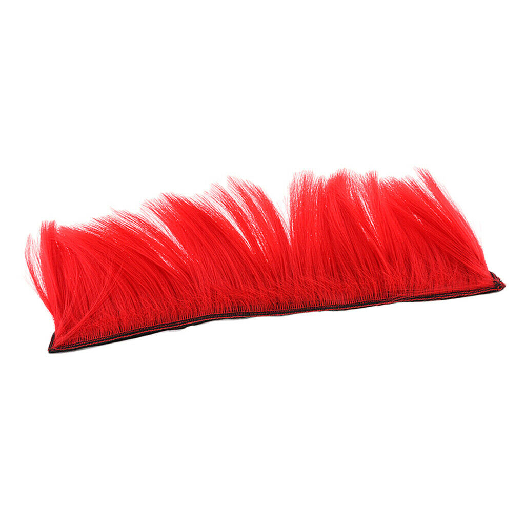 Helmet Accessories Mohawk Wig for Racing Mohawk  Dirt Bike Red