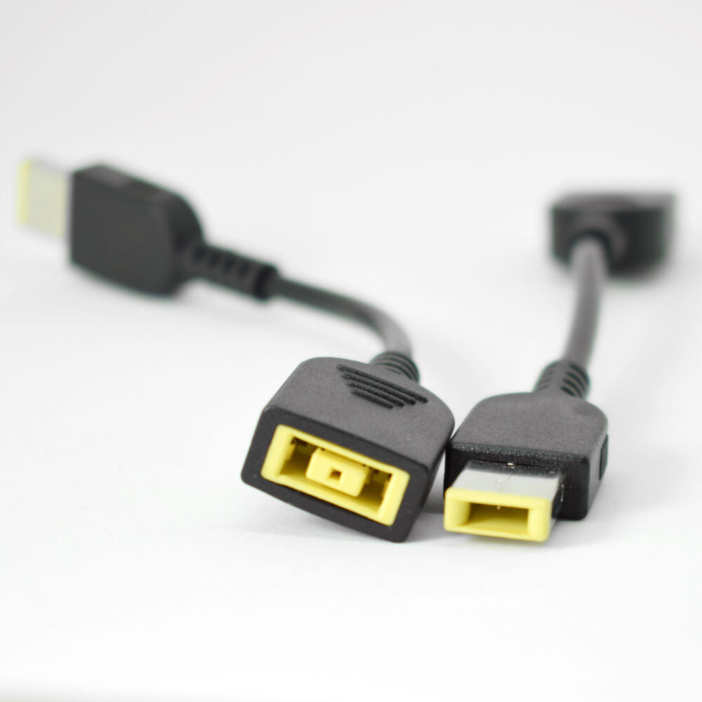 10pcs 14cm Square DC Tip Male To Female M/F Adapter Cable For Lenovo ThinkPad