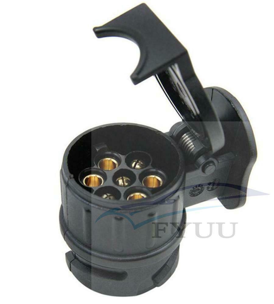 13 Pin Euro Socket To UK 7pin Plug Adapter Converter For Car Trailer Truck