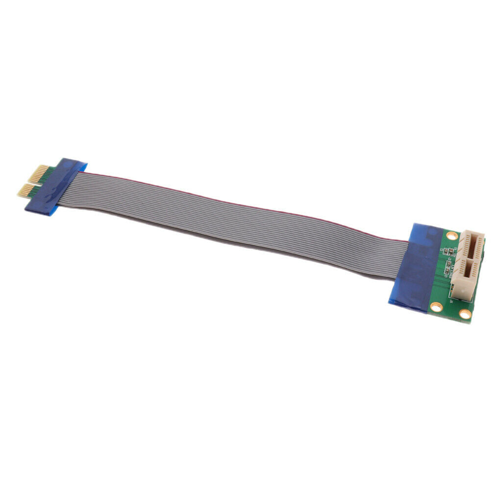 1Piece PCI-E  1X Riser Card Extender Flexible Cord Ribbon Cable