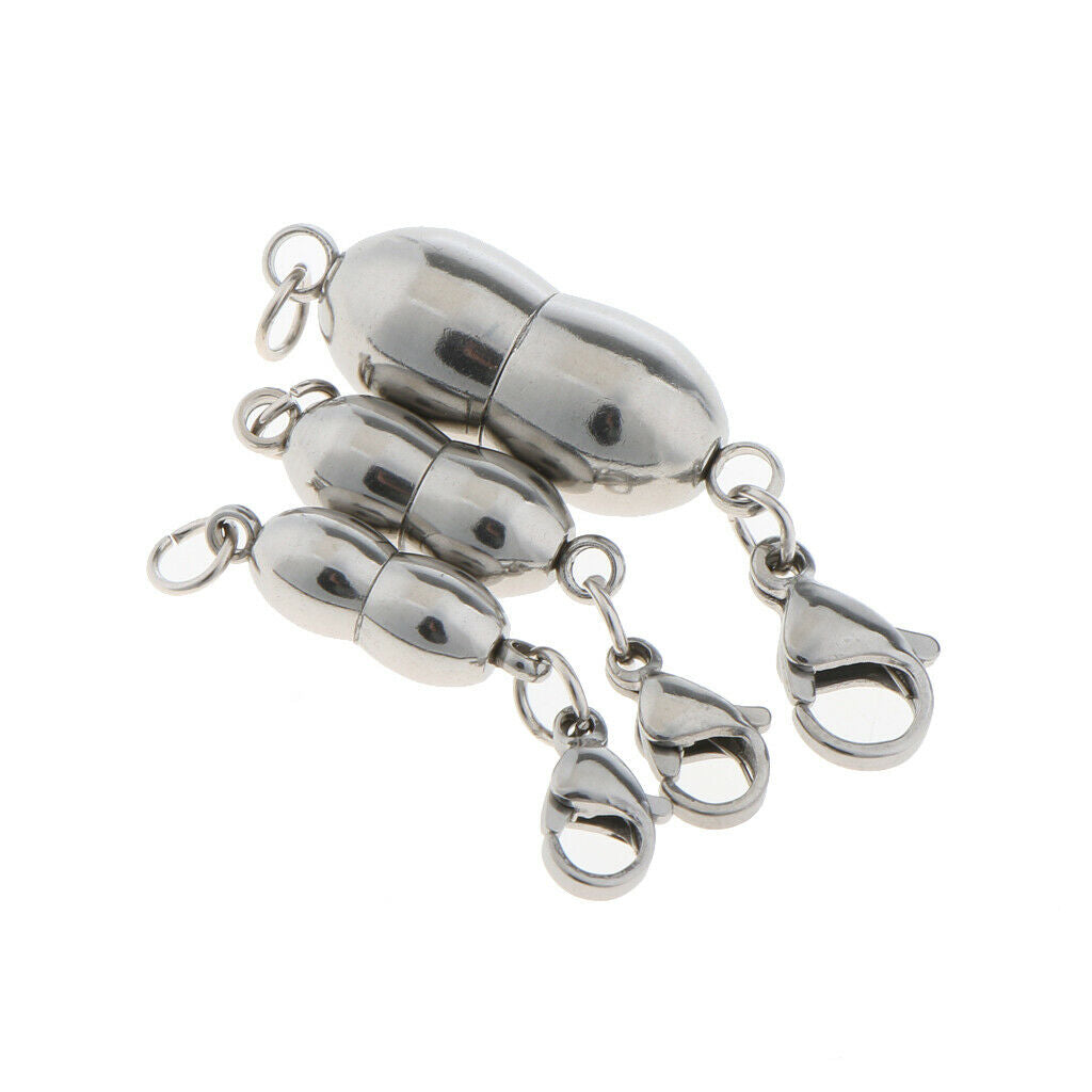 3pcs Strong Magnetic Clasps End Lobster Clasp Connector For Jewelry DIY
