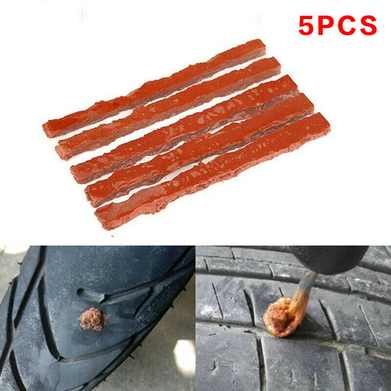 5pcs Car Motorcycle Tyre Tubeless Seal Strip Plug Tire Puncture Repair To.l8