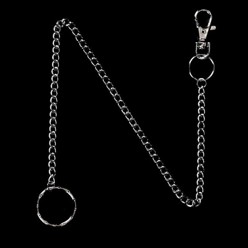 38cm Wallet Belt Ring Clip Chain Punk Trousers Hipster Jean Keychain KeyringBDA