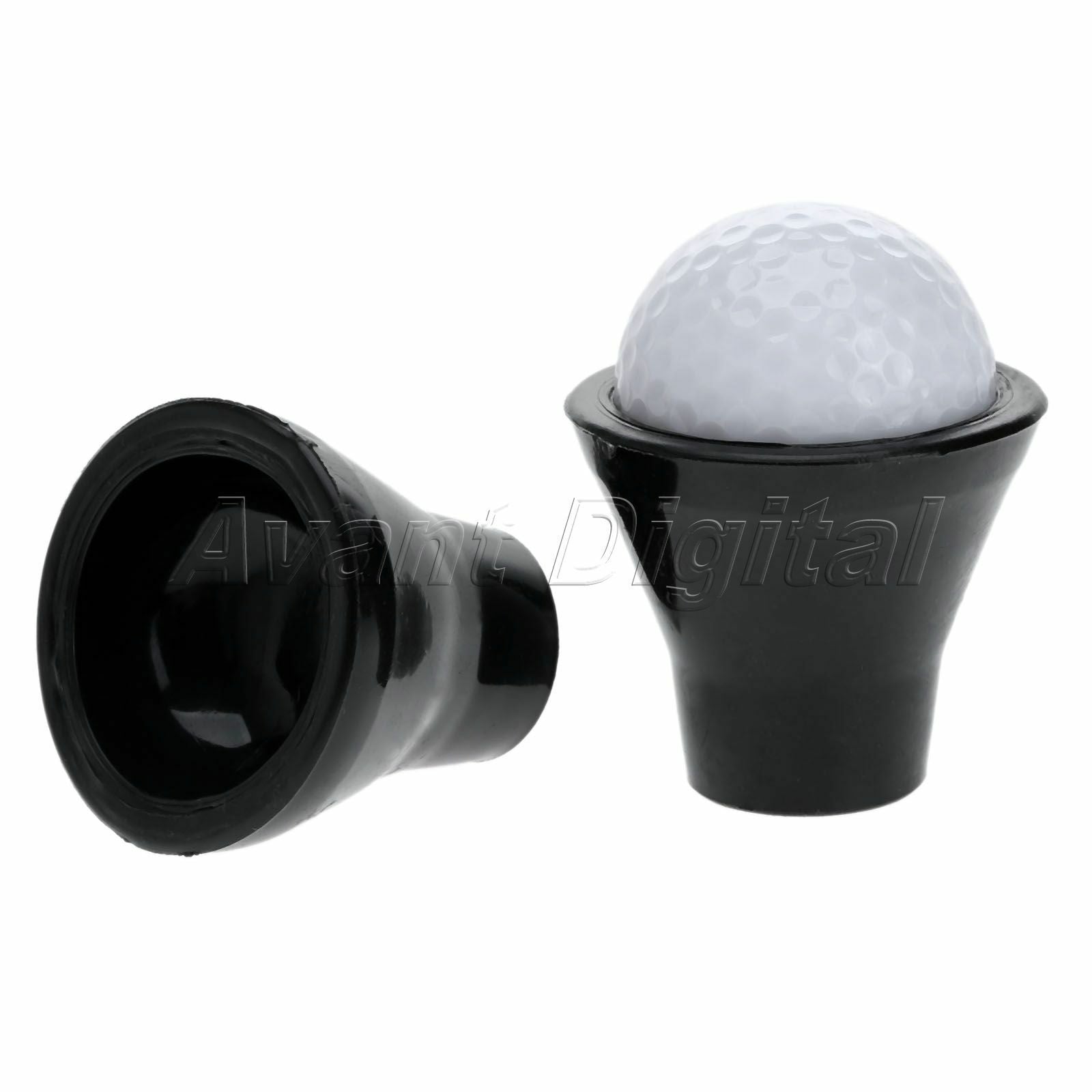 2 x Black Golf Putter Sucker Finger Ball Pickup Retriever Golf Training Aid Tool