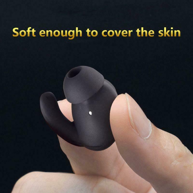 3 Pairs Earbuds Cover In-Ear Tips Soft Silicone Skin Earpiece Ear Hook Buds