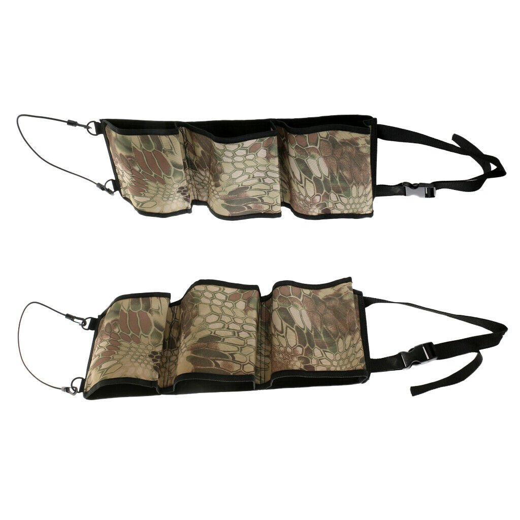 Car Seat Back Fishing Rod Rack Holder Hanging Seat Back Bag Camouflage 1