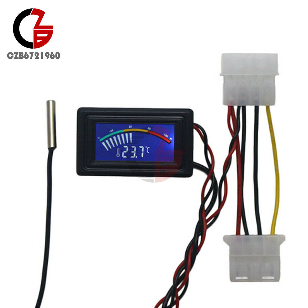 DC 4V-25V Digital Thermometer Temperature Sensor Meter NTC 10K Waterproof Probe
