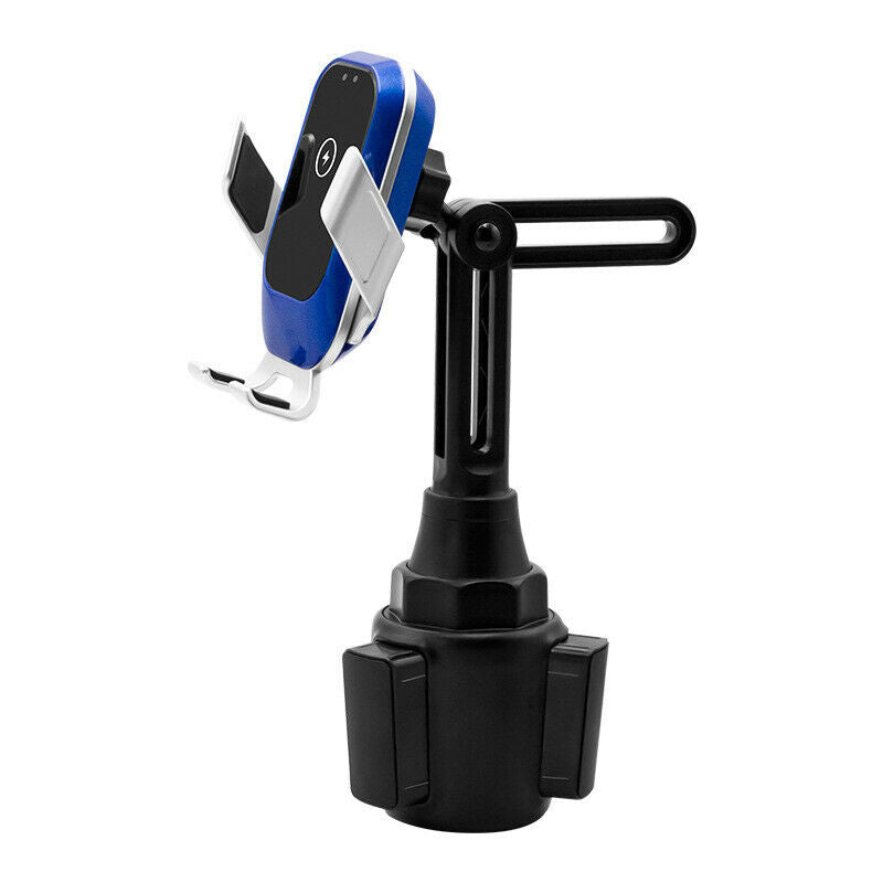 Car water cup holder telescopic rod infrared wireless charging phone holder
