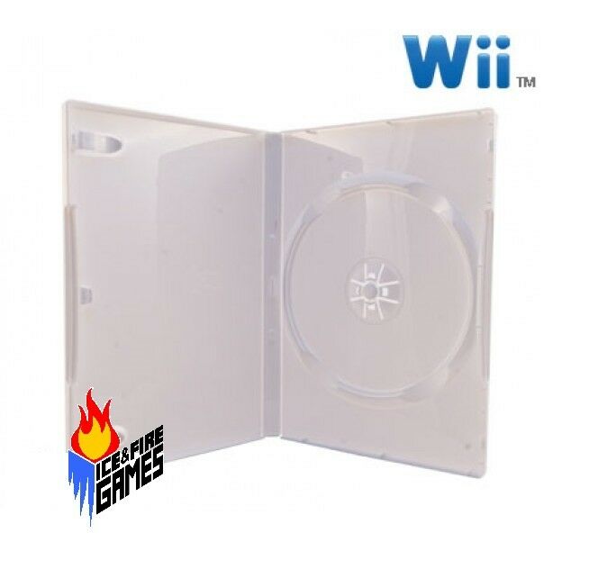 New Nintendo Wii Replacement Retail Game Case (White)