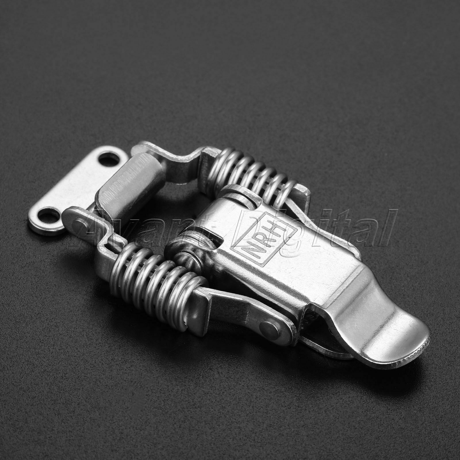Cabinet Toggle Switch Latch Hasp Case Locking Box Chest Spring Loaded Lock Catch