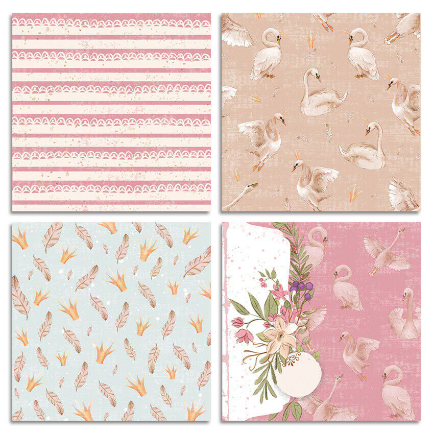 12PCS Paper Pad Floral Scrapbooking Handmade Journal Card Photo Album Decor DIY