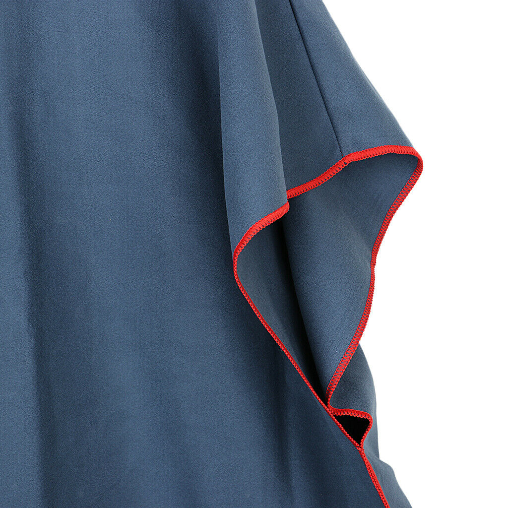 Beach Surf Poncho Surfing Bathing Wetsuit Changing Towel Robe Navy Blue