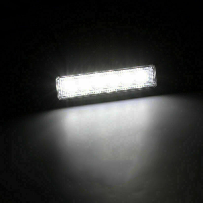 2x Black Spreader LED Deck/Marine Lights for Boat Spot Light 18W waterproof