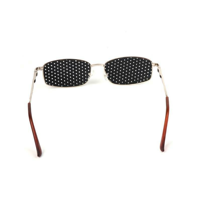 Metal Pinhole Glasses Exercise Eyewear Eyesight Improvement Vision Training