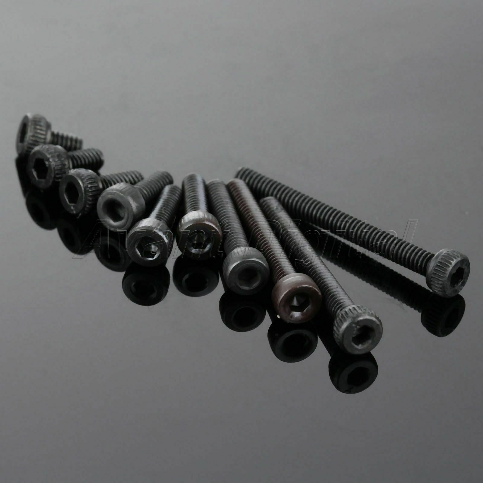 200pcs M2 Hex Phillips Screws Set Countersunk Carbon Steel Assortment Screw Kit